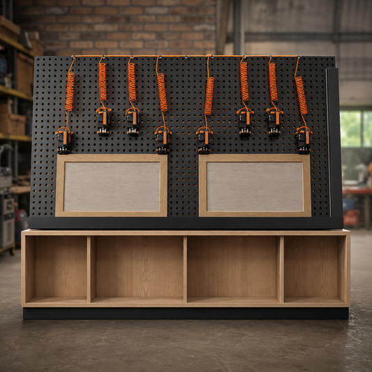 Cabinet Door Clamping System