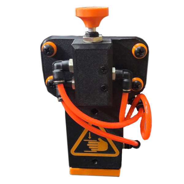 FaceFrame pneumatic clamp add-on with hoses and fittings