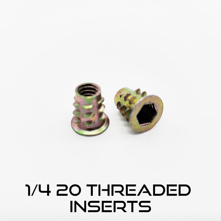 Threaded Inserts ¼-20 (Pack of 4)